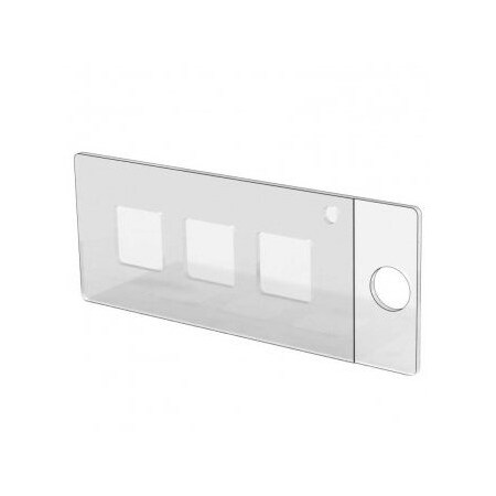 Grace Bio-Labs Chambered Coverslip Inserts, 3 Wells, 9.5mm, 20/pk, 20PK 244203